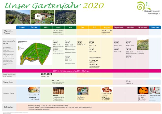 Gartenjahr 2020